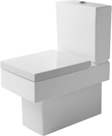 Унитаз напольный белый без бачка DURAVIT VERO без сиденья выпуск в стену 2116090000