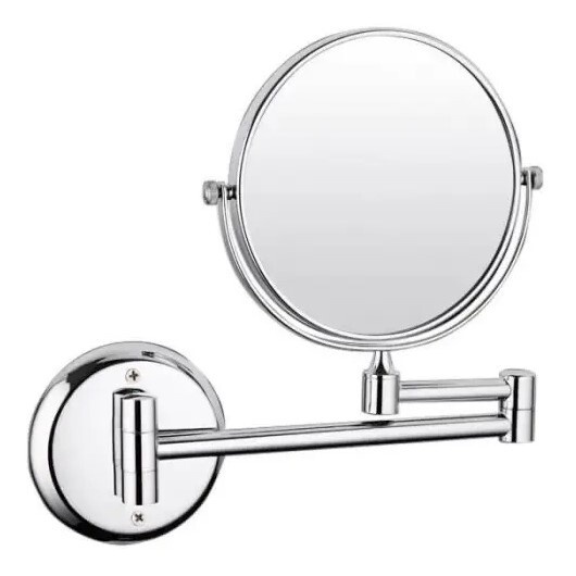 Косметичне дзеркало FRAP кругле підвісне металеве хром F6108