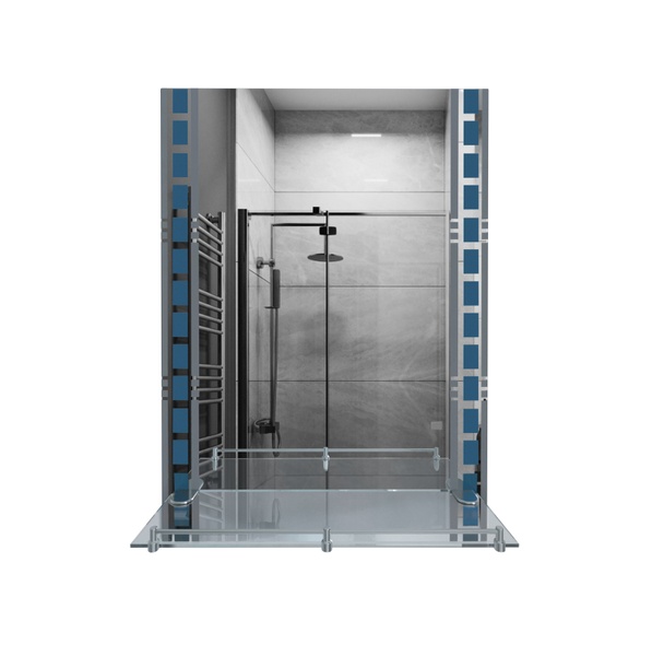 Зеркало в ванную с полочкой KRONER Belantis 70x50см прямоугольное CV022930