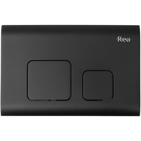 Кнопка зливу для інсталяції REA E9854 F пластикова подвійна матована чорна reay-00000000089