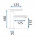 Cмеситель для умывальника однорычажный REA Oval хром латунь REA-B6514 2 из 3