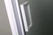 Перегородка скляна для душової ніші розпашна EGER 70см x 185см матовое скло 5мм профіль білий 599-111 2 з 7