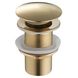 Донный клапан Click-Clack для раковины MEXEN 65мм без перелива латунь 1 1/4" глянцевый золотой MEX-79910-50 1 из 2