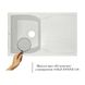 Кухонная мойка керамическая прямоугольная LIDZ STO-10 500мм x 790мм серый без сифона LIDZМSTO10790500200 3 из 4