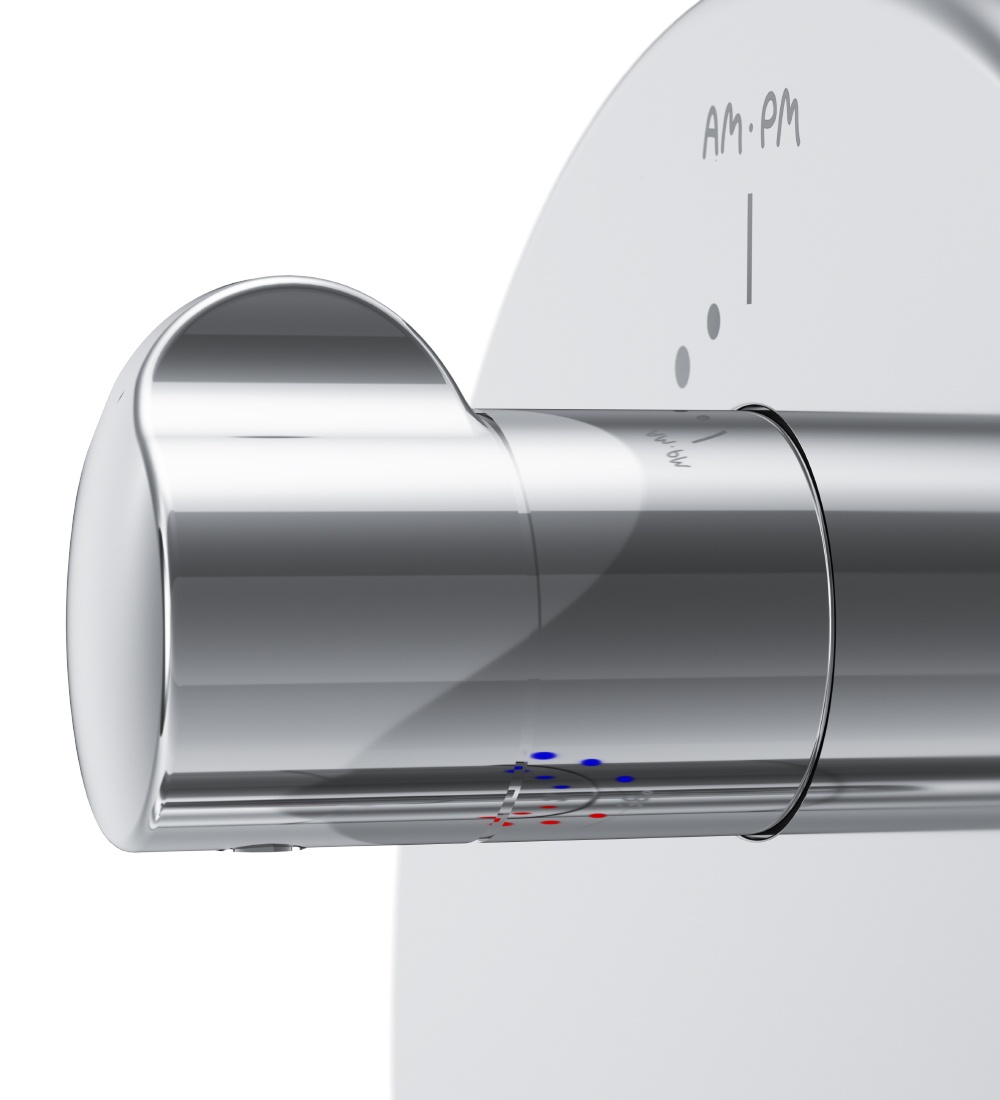 Змішувач прихованого монтажу термостатний для ванної AM.PM Like хром латунь 150мм F8075600