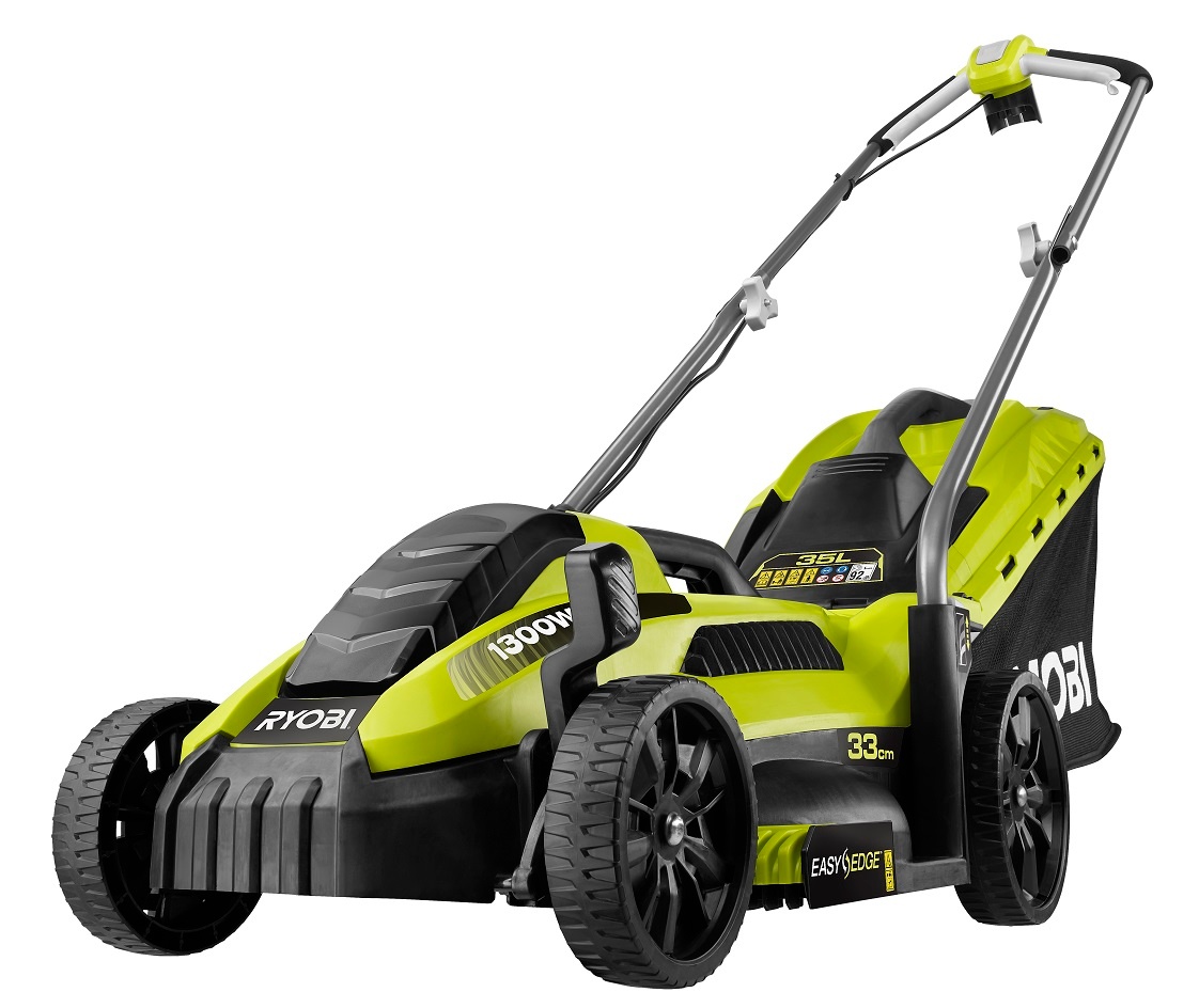 Газонокосарка Ryobi RLM13E33S 1300Вт 33см 35л 20-60мм EasyEdge 9кг