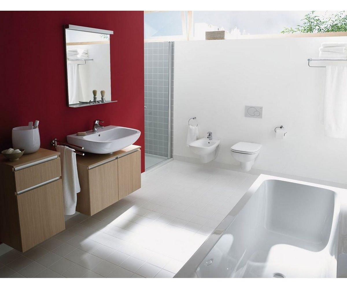 Раковина подвесная для ванны 600мм x 460мм DURAVIT D-CODE белый полукруглая 23106000002