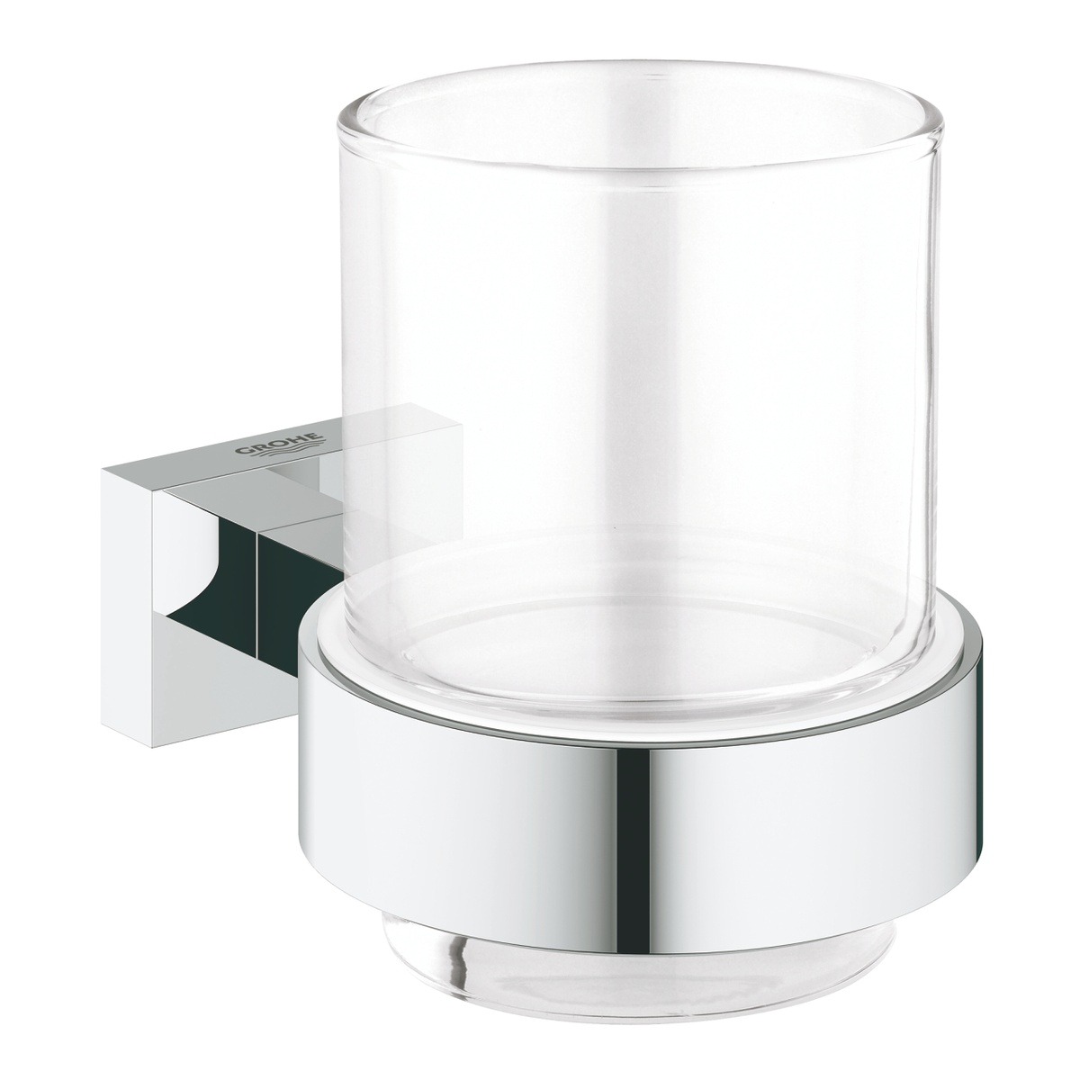Держатель универсальный в ванную GROHE Essentials Cube 40508000 прямоугольный металлический хром