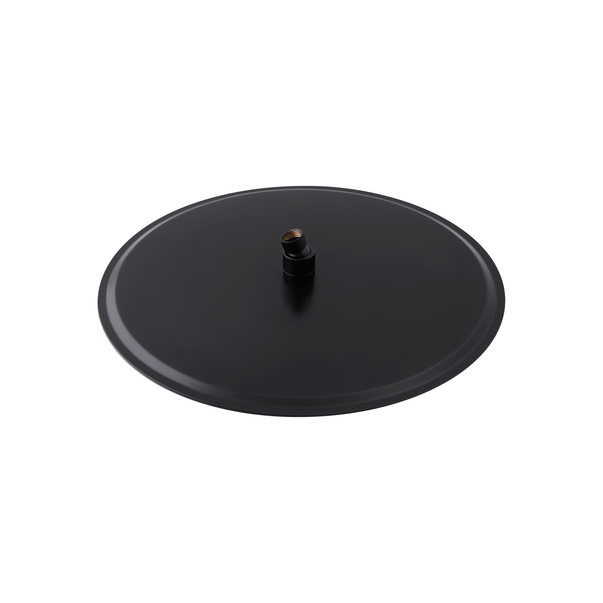 Встроенный верхний душ круглый Q-TAP Hlavova S400O1ZBB 400мм черный латунь QTHLAS400O1ZBB