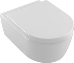 Унітаз підвісний безобідковий білий VILLEROY&BOCH AVENTO із сидінням з мікроліфтом 5656HR01