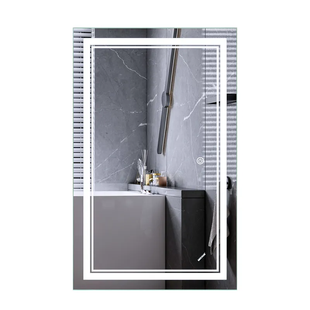 Зеркало в ванную MIXXUS Quadro 50x80см c подсветкой сенсорное включение антизапотевание прямоугольное MP6620