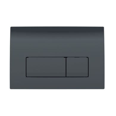 Кнопка слива для инсталляции GEBERIT Delta50 пластиковая двойная глянцевая черная 115.119.DW.1