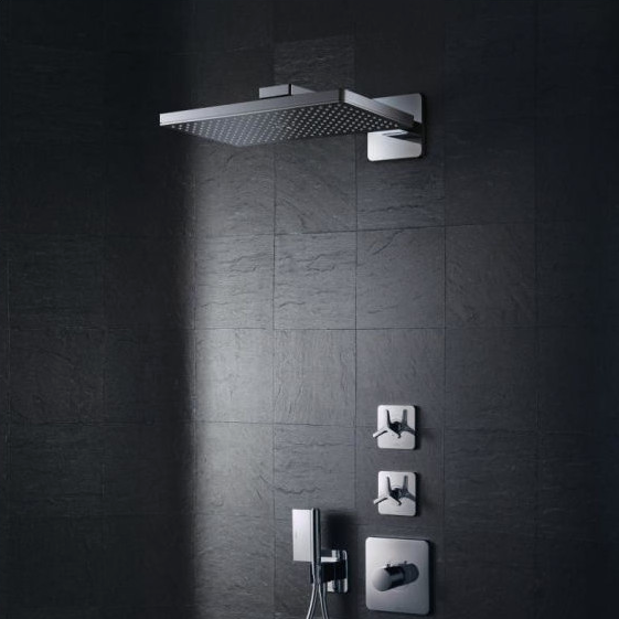 Верхний душ с кронштейном HANSGROHE AXOR Showers 460мм латунь хром 35276000