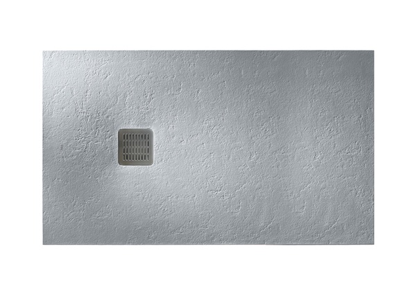 Піддон для душової кабіни ROCA TERRAN AP014B038401300 120x90x2.8см прямокутний із штучного каменю із сифоном сірий