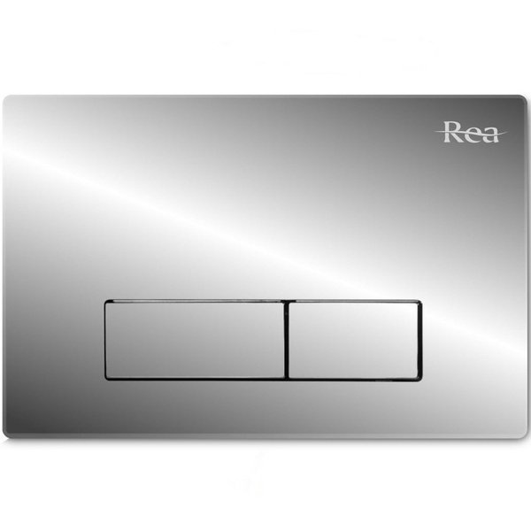 Кнопка слива для инсталляции REA E5691 H пластиковая двойная глянцевая хром reay-00000000094