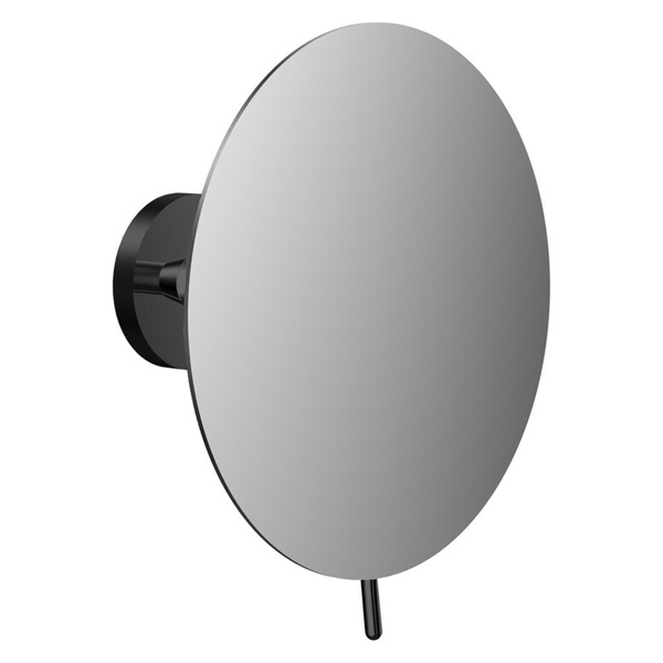 Косметическое зеркало EMCO круглое подвесное металлическое черное 109413338