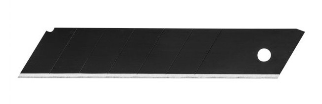 Лезо сегментоване Neo Tools, 25х0.7мм, сталь SK2, 10шт, чорний