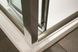 Дверь для душевой ниши EGER bifold стеклянная универсальная раздвижная двухсекционная 195x80см прозрачная 5мм профиль хром 599-163-80(h) 6 из 6