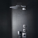 Верхний душ с кронштейном HANSGROHE AXOR Showers 460мм латунь хром 35276000 2 из 3