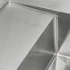 Мийка для кухні із нержавіючої сталі прямокутна PLATINUM Handmade 650x500x230мм матова 1.2мм із сифоном PLS-A33668 4 з 5