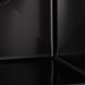 Мийка для кухні із нержавіючої сталі прямокутна MIXXUS MX7843-220x1.0-PVD 780x430x220мм матова 1мм чорна на дві чаші із сифоном MX0565 4 з 4