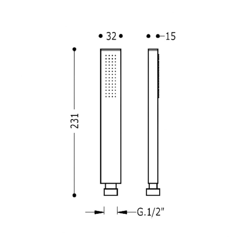 Змішувач для ванної термостатичний TRES Project хром латунь 21117409