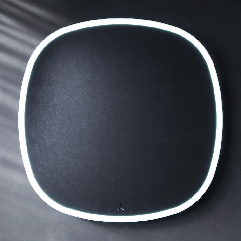 Зеркало в ванную AM.PM Universal 80x80см c подсветкой сенсорное включение квадратное M8FMOX0801WGH38