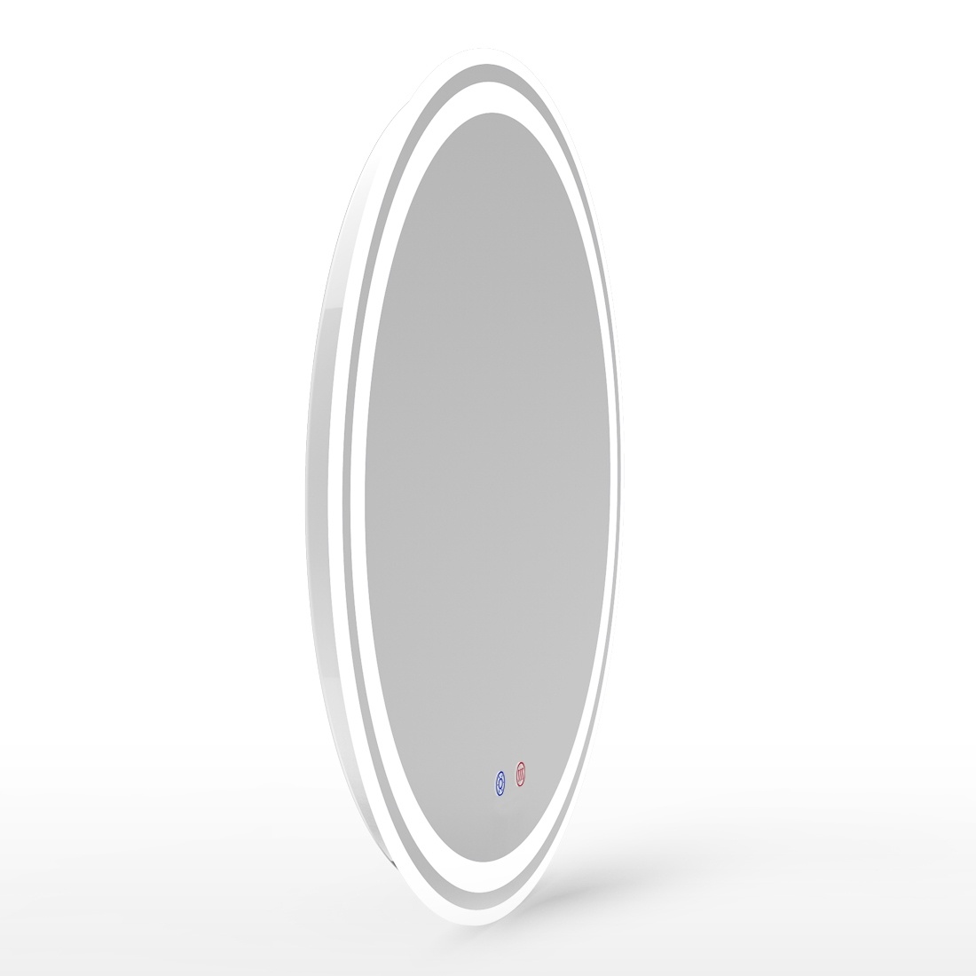 Дзеркало кругле для ванної VOLLE VOLLE 60x60см із підсвіткою сенсорне увімкнення антизапотівання 16-21-600