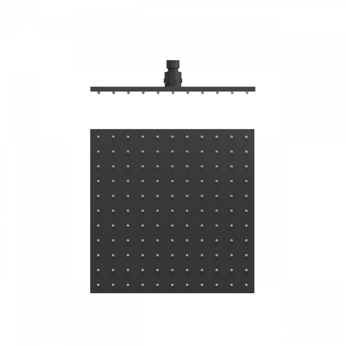 Вбудований верхній душ квадратний TRES Exclusive 300x300мм чорний латунь 13413830NM