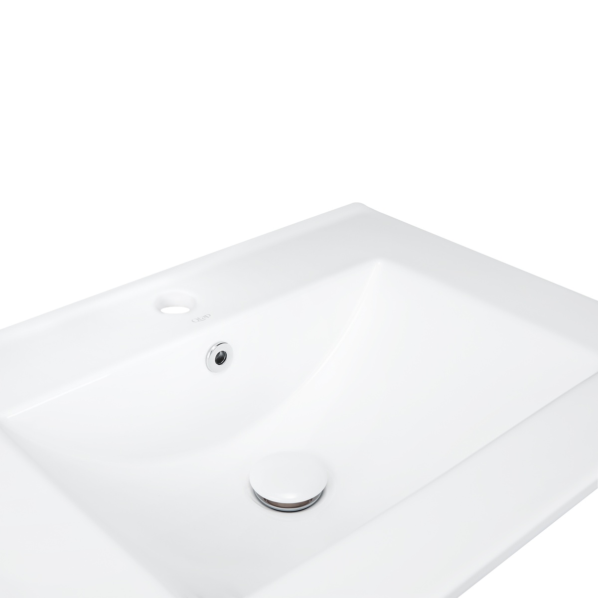 Тумбочка с раковиной для ванны Q-TAP Tern 61x48x47см подвесная белый QT1772TPL6013060CW
