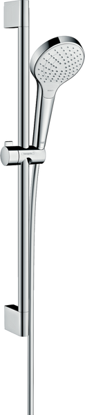 Душовий гарнітур із стійкою HANSGROHE CROMA SELECT S із шлангом 1600мм ручною лійкой 110мм та тримачем хром 26562400