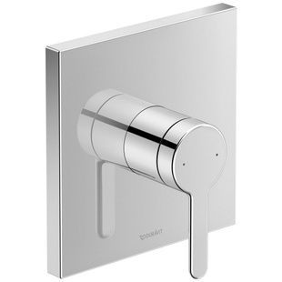 Зовнішня частина прихованого змішувача DURAVIT C.1 хром латунь 150x150мм C14210009010