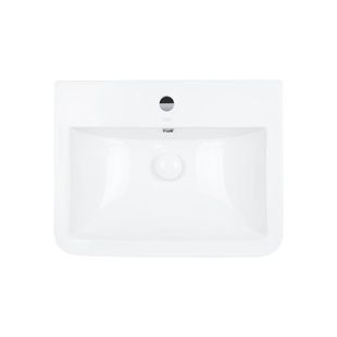 Умивальник підвісний Q-TAP Tern 560x435x380мм прямокутний білий QT1711003GW