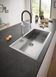 Змішувач для кухні одноважільний з гнучким виливом GROHE Essence чорний латунь 30503000 6 з 9