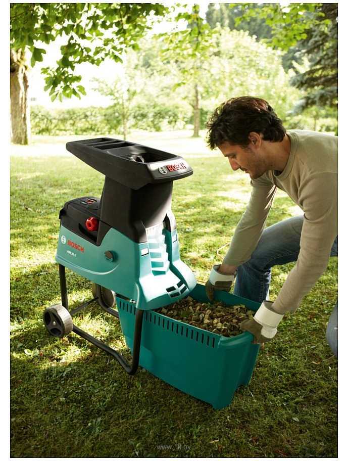 Измельчитель садовый Bosch AXT 25 D 2500Вт 40мм 31.3кг фреза низкошумная