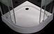 Піддон для душової кабіни EGER TISZA 599-021/2 90x90x15см напівкруглий акриловий без сифону білий 4 з 4