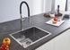 Змішувач для кухні одноважільний з гнучким виливом GROHE Essence чорний латунь 30503000 5 з 9
