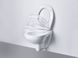 Сидіння для унітазу GROHE Bau Ceramic 39493000 із мікроліфтом дюропласт 362x459мм швидкознімне 220мм між кріпленнями біле 6 з 8