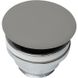 Донный клапан Click-Clack для раковины ARTCERAM The One 72мм без перелива керамический 1 1/4" глянцевый серый ACA038 15; 00 1 из 3