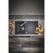 Мийка на кухню зі штучного каміння прямокутна GROHE 860мм x 500мм чорний із сифоном 31640AP0 4 з 6