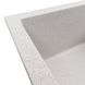 Мийка для кухні гранітна прямокутна PLATINUM 7050 CASCADA 700x500x200мм без сифону біла PLS-A42106 4 з 8