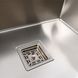 Мийка для кухні із нержавіючої сталі прямокутна PLATINUM Handmade 600x500x230мм матова 1мм із сифоном PLS-A40747 5 з 6