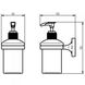Дозатор для моющего средства настенный HACEKA Aspen хром 200мл стекло 1114262 4 из 4