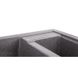 Кухонная мойка композитная прямоугольная LIDZ BLA-03 495мм x 610мм черный на полторы чаши без сифона LIDZBLA03615500200 6 из 7