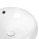 Раковина врізна для ванної на стільницю 470мм x 470мм Q-TAP Jay білий кругла QT0711K305W 5 з 5