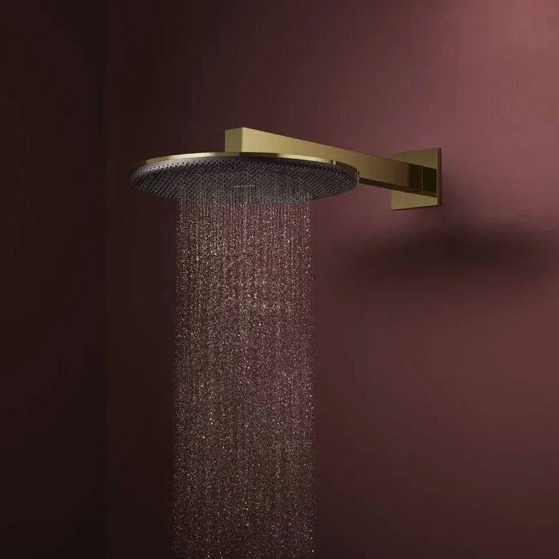 Верхний душ с кронштейном HANSGROHE Raindance Alive 300мм металл золото 24540990