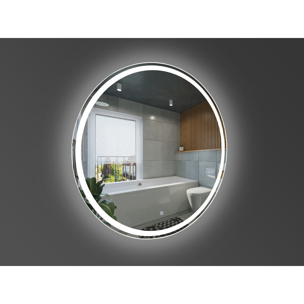 Дзеркало у ванну DEVIT AllRound 67.8x67.8см із підсвіткою кругле 5501070
