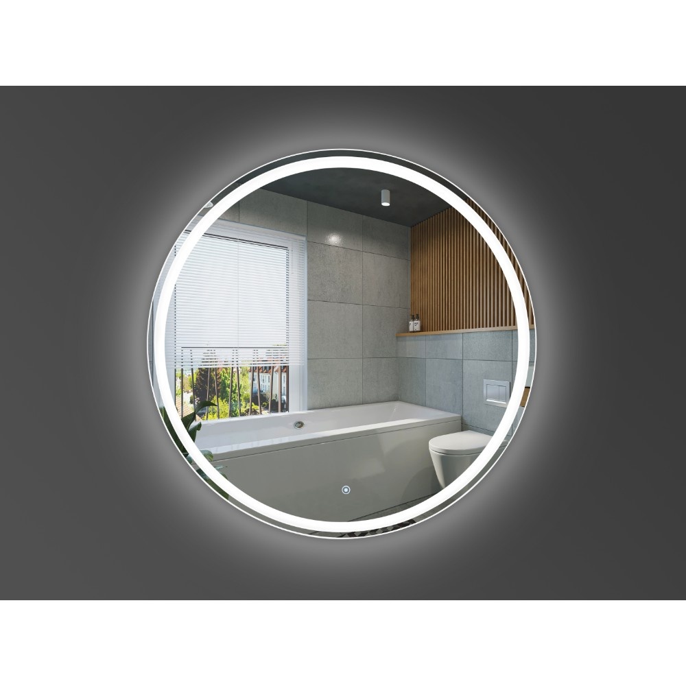 Дзеркало у ванну DEVIT AllRound 67.8x67.8см із підсвіткою кругле 5501070