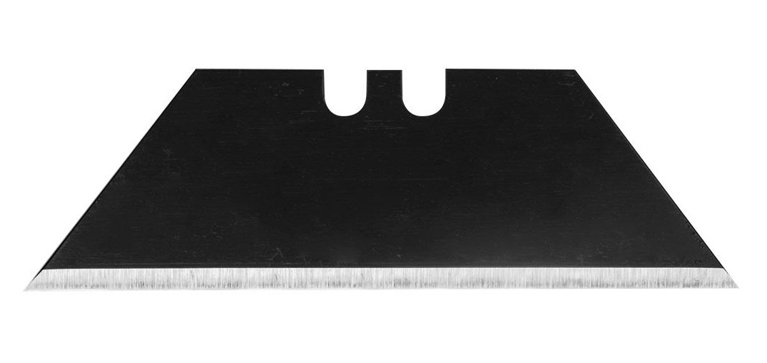 Лезвие трапециевидное Neo Tools, толщина 0.6мм, сталь SK2, 10шт, черный