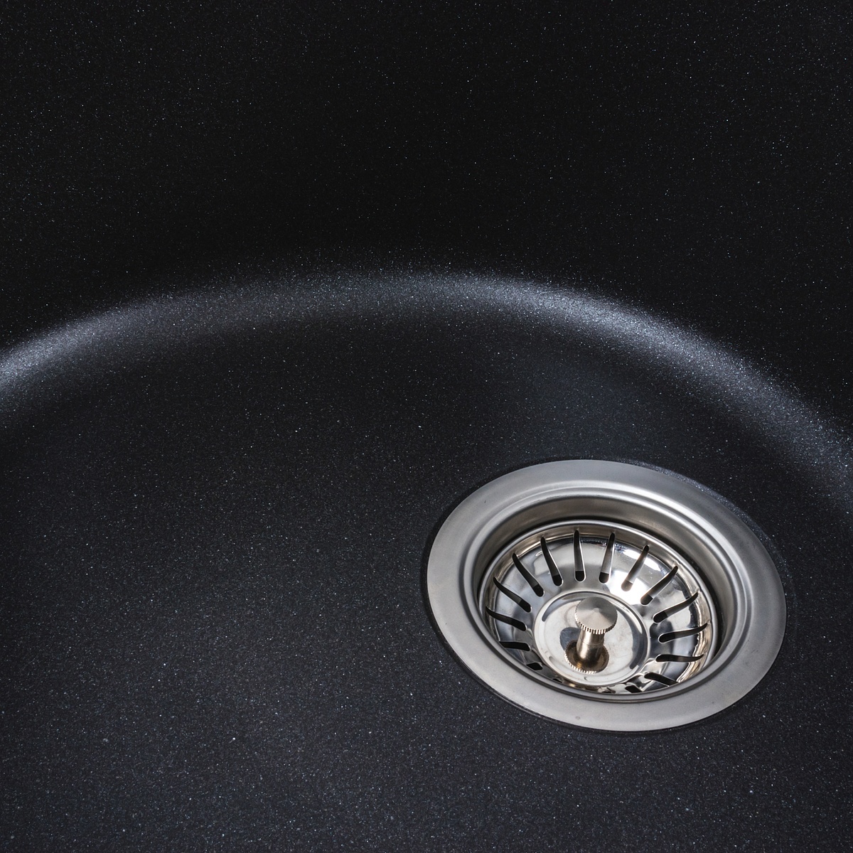 Мийка для кухні гранітна овальна PLATINUM 6250 SOUL 620x500x220мм без сифону сіра PLS-A40827